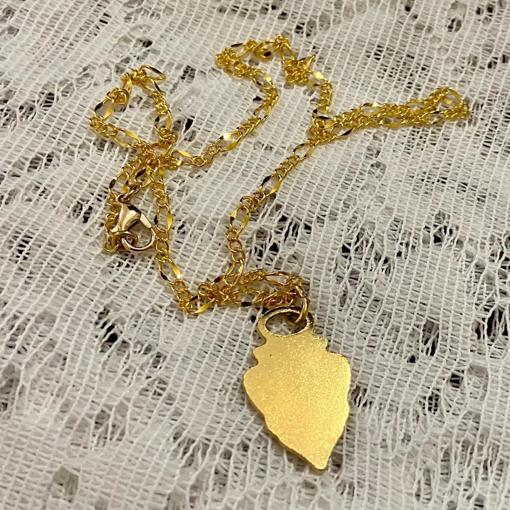 Vintage Authentic Gucci, 18in Gold Plated Charm Necklace (C) - Picture 3 of 7